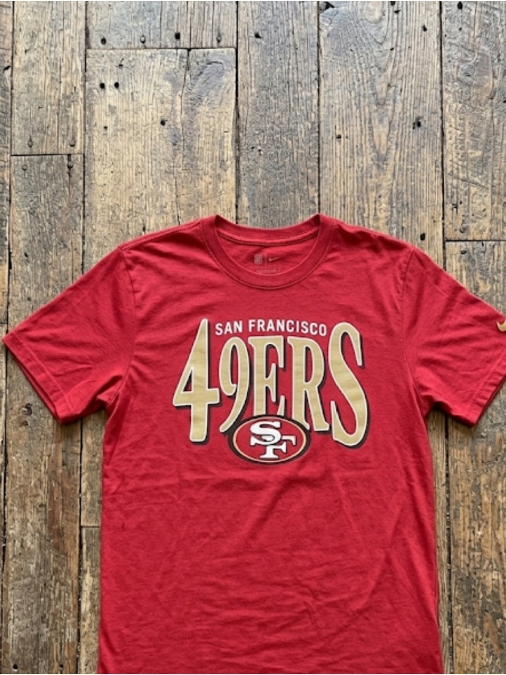 Y2K San Francisco 49ers Nike Red Graphic Tee